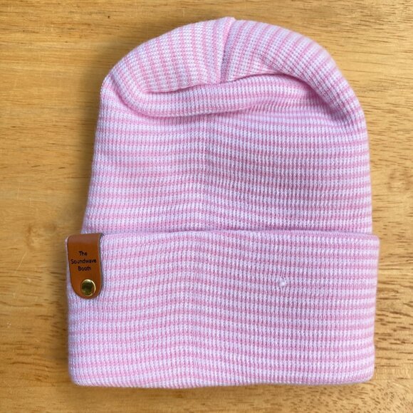 I Love You A Bushel And A Peck Soundwave Newborn Baby Beanie - Pink - Not Custom - Picture 9 of 9